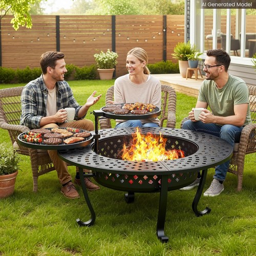 Extra large fire - in, 43"