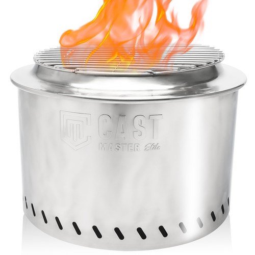Smokeless stainless steel wood - steel,