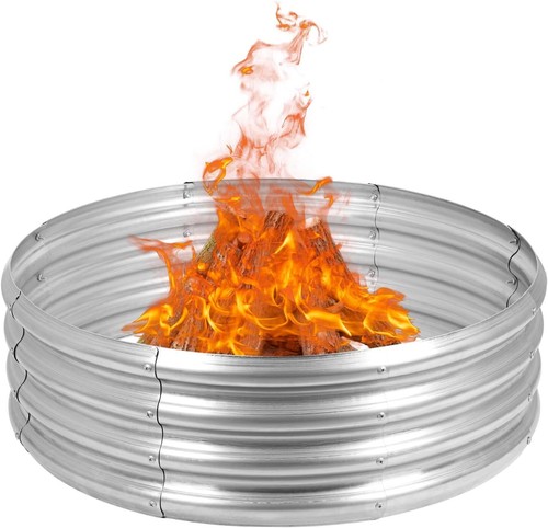 Silver round galvanized - silver,